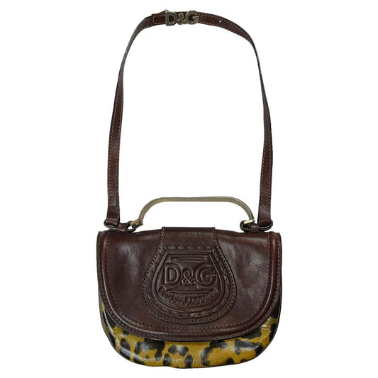 Dolce & Gabbana Leopard Print Mini Shoulder Bag