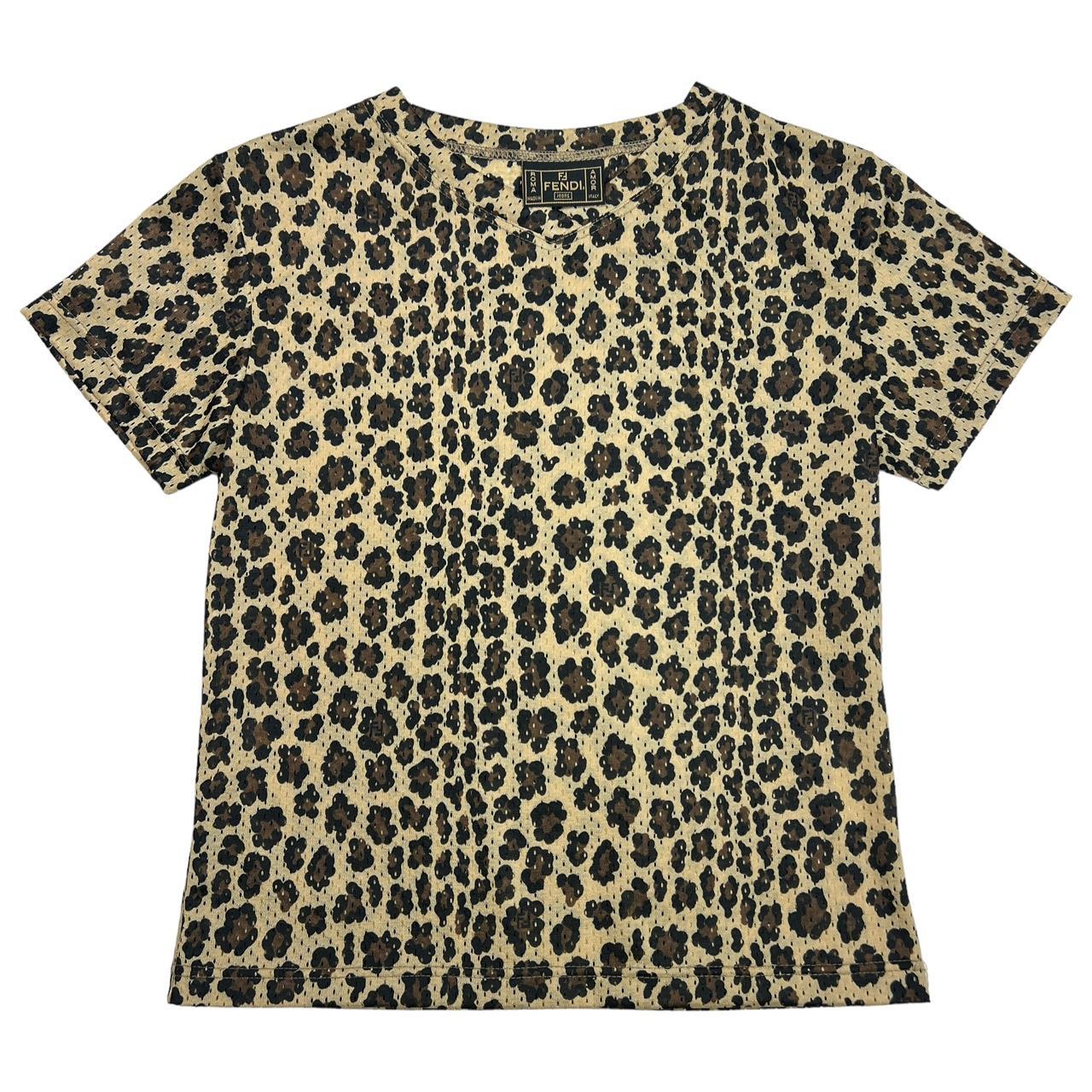 Fendi Jeans Leopard Print Mesh Jersey - Outfit Repeater