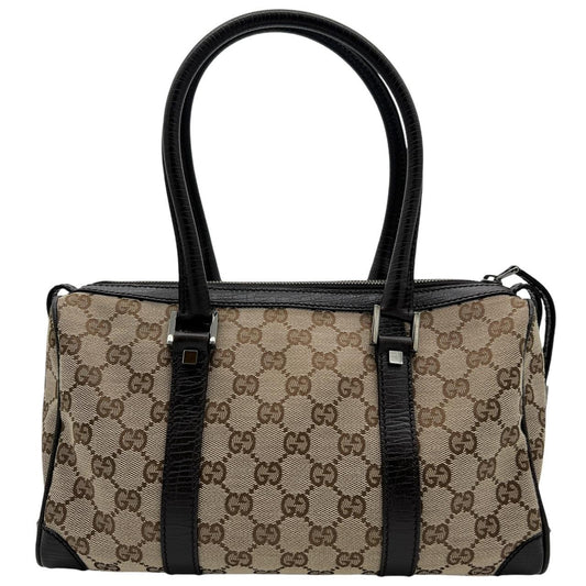 Gucci Monogram Canvas Boston Bag