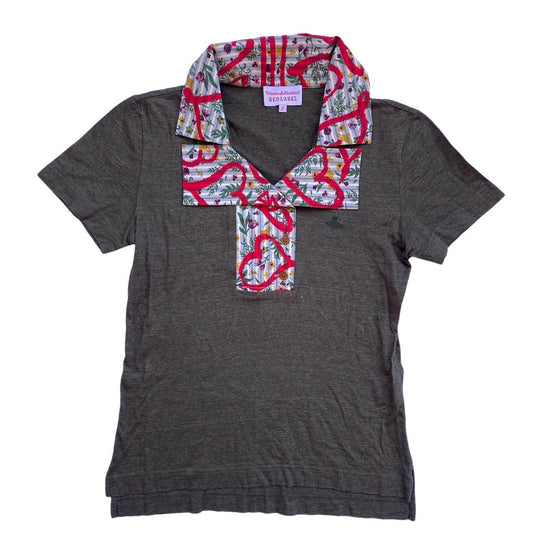 Vivienne Westwood Red Label Printed Collar Polo Style T-Shirt - Outfit Repeater