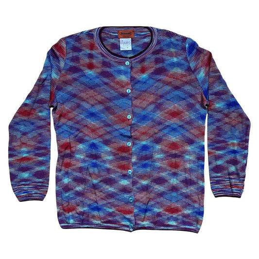 Missoni Multicolor Signature Knit Cardigan - Outfit Repeater
