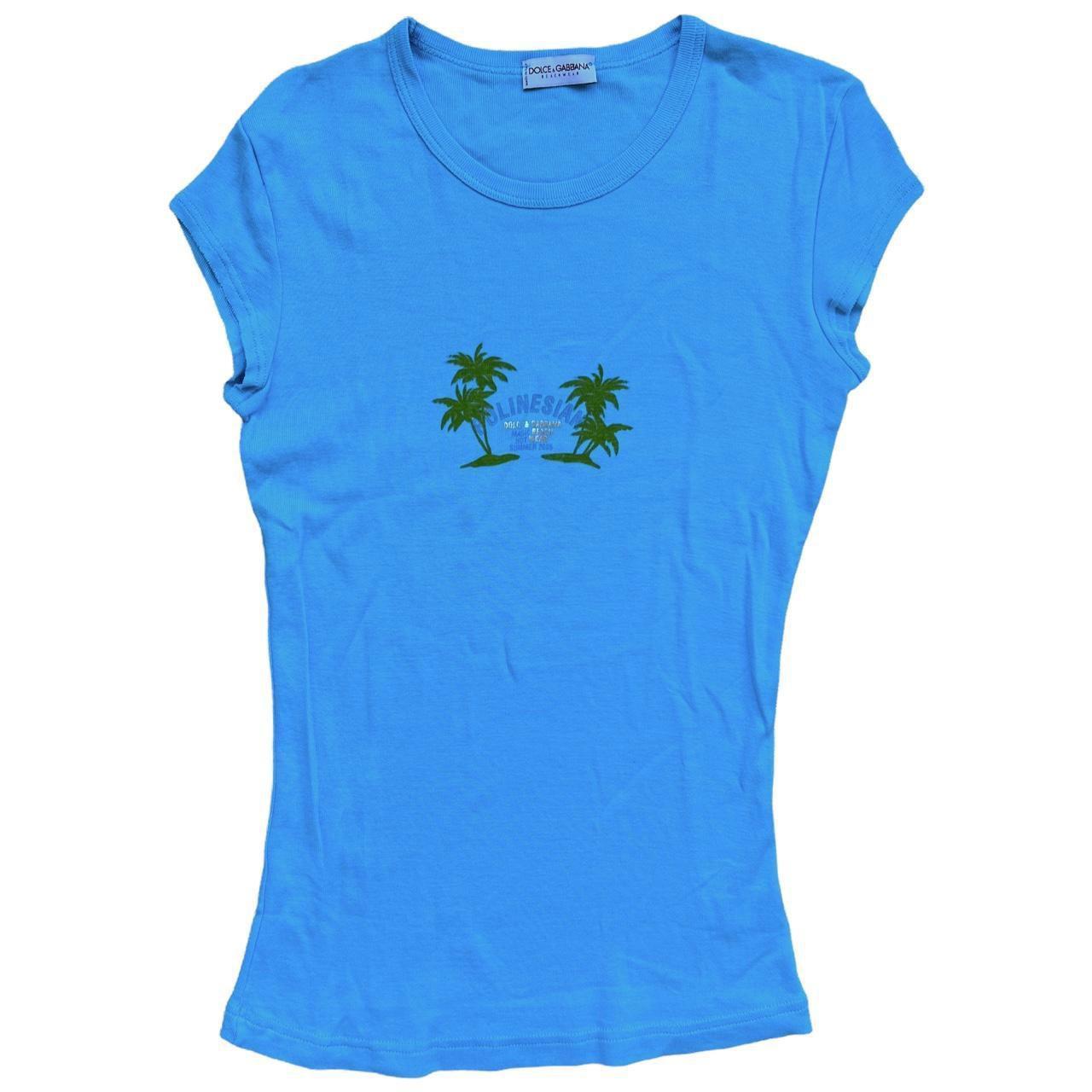 Dolce & Gabbana D&G Beachwear 'Polynesian Magic Beach Hot Wear Summer 2005' Graphic T-Shirt - Outfit Repeater