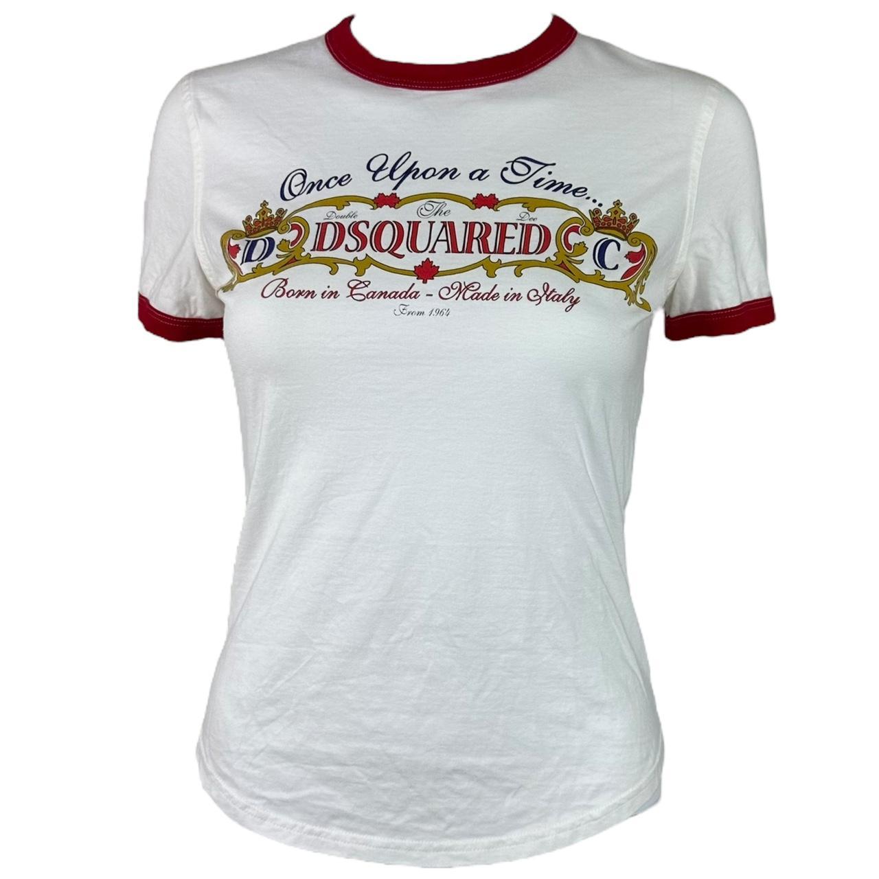 Dsquared2 Once Upon a Time Graphic Ringer T-Shirt - Outfit Repeater