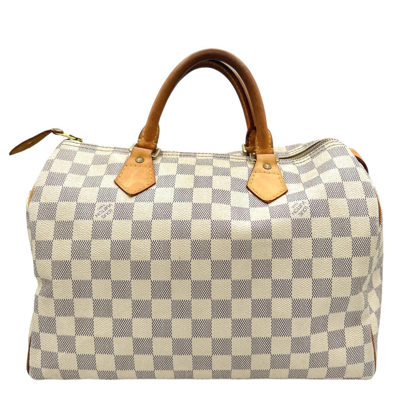Louis Vuitton Damier Azur Speedy 30 Bag - Outfit Repeater