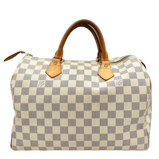 Louis Vuitton Damier Azur Speedy 30 Bag - Outfit Repeater
