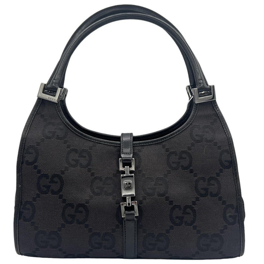 Gucci Black Monogram Mini Jackie Shoulder Bag
