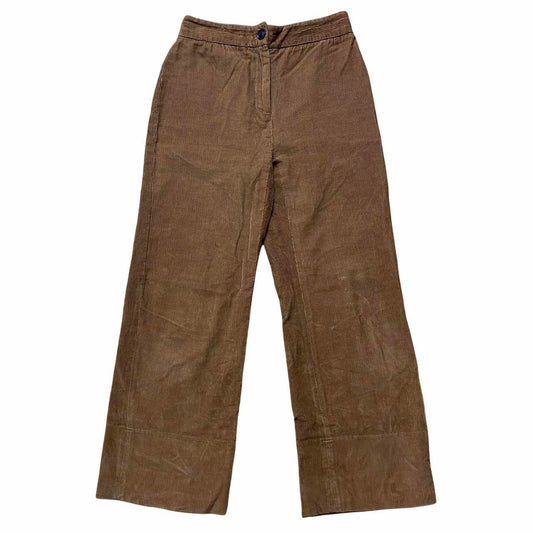 Dolce & Gabbana D&G Brown Wide Leg High Waisted Corduroy Trouser Pants - Outfit Repeater