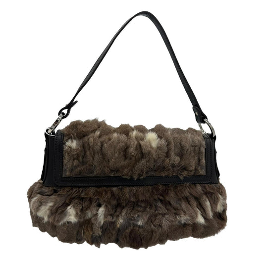 Fendi Rabbit Fur Mini Chef Shoulder Bag - Outfit Repeater