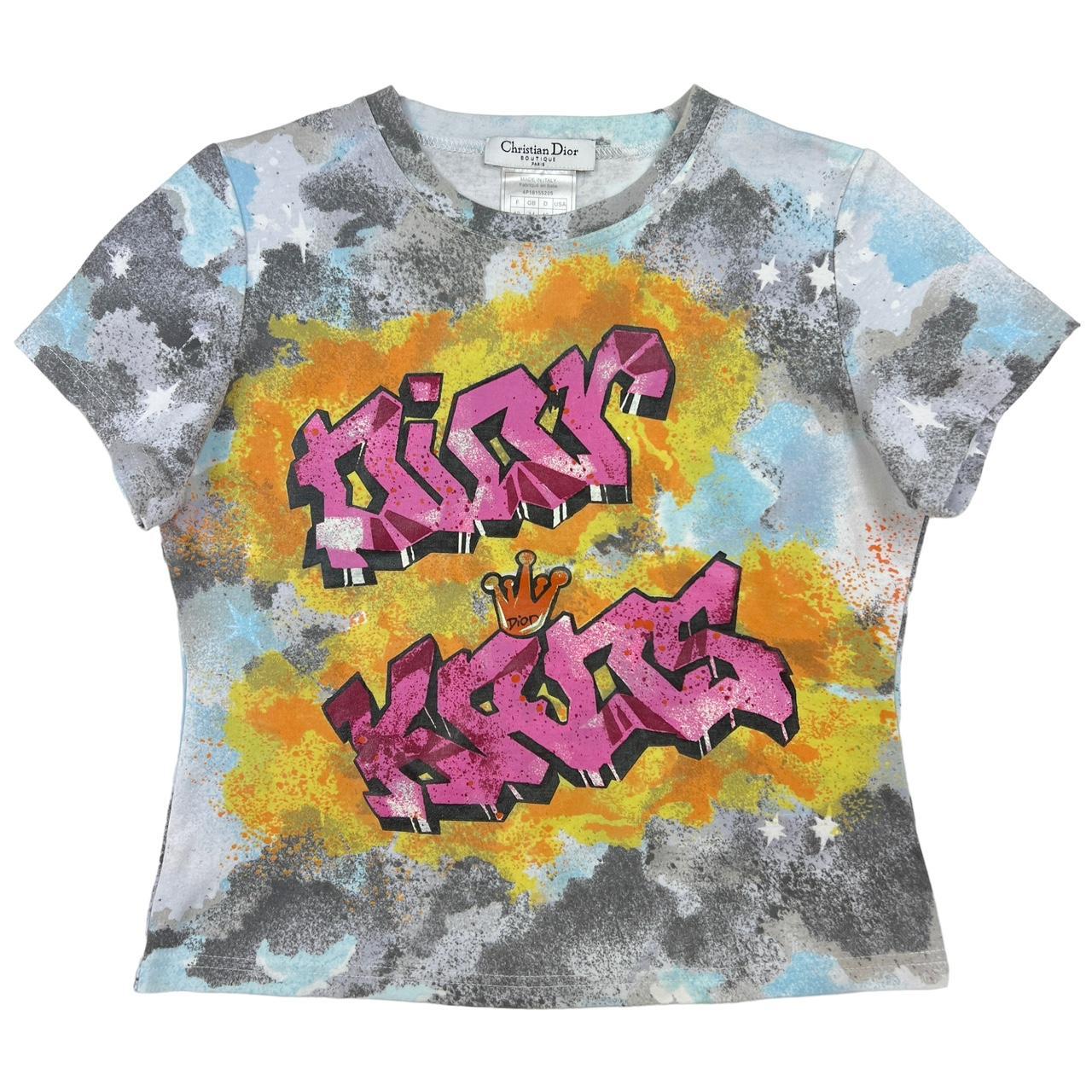 Christian Dior by John Galliano S/S 2004 'Dior Kaos' Graffiti T-Shirt