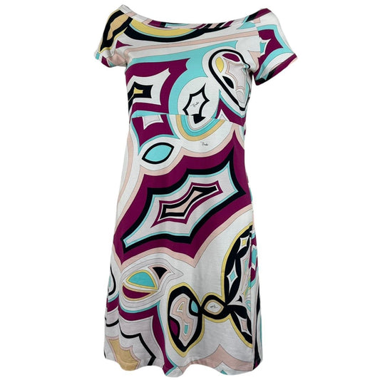 Emilio Pucci Multicolor Printed Mini Dress