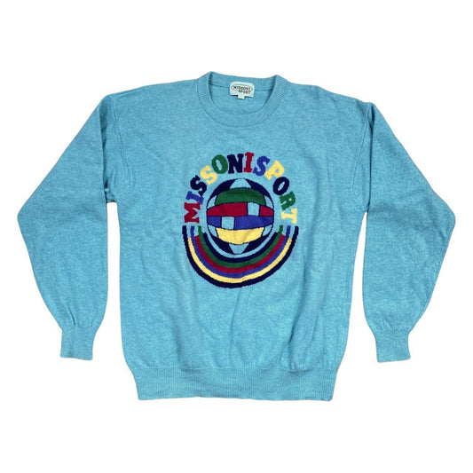 Missoni Sport Colorful Spell-Out Logo Wool Sweater - Outfit Repeater