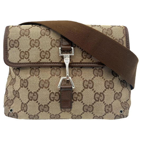 Gucci Tan Monogram Canvas Fanny Pack Belt Bag