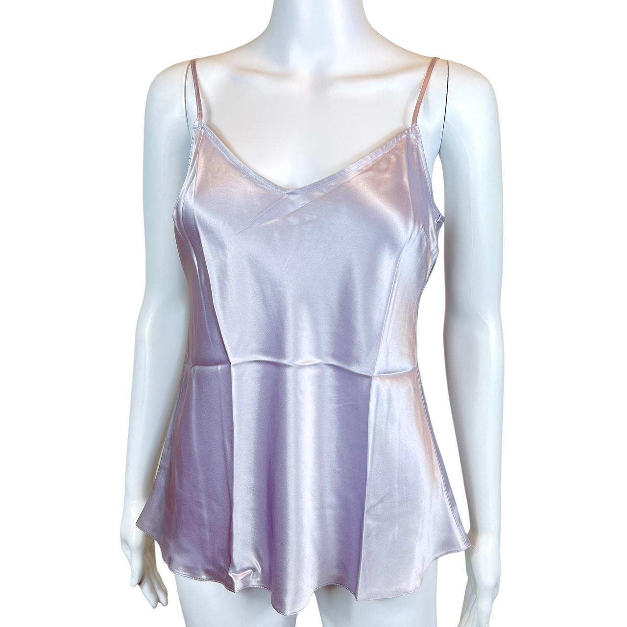 Dolce & Gabbana Lilac Purple Silk Cami Blouse - Outfit Repeater