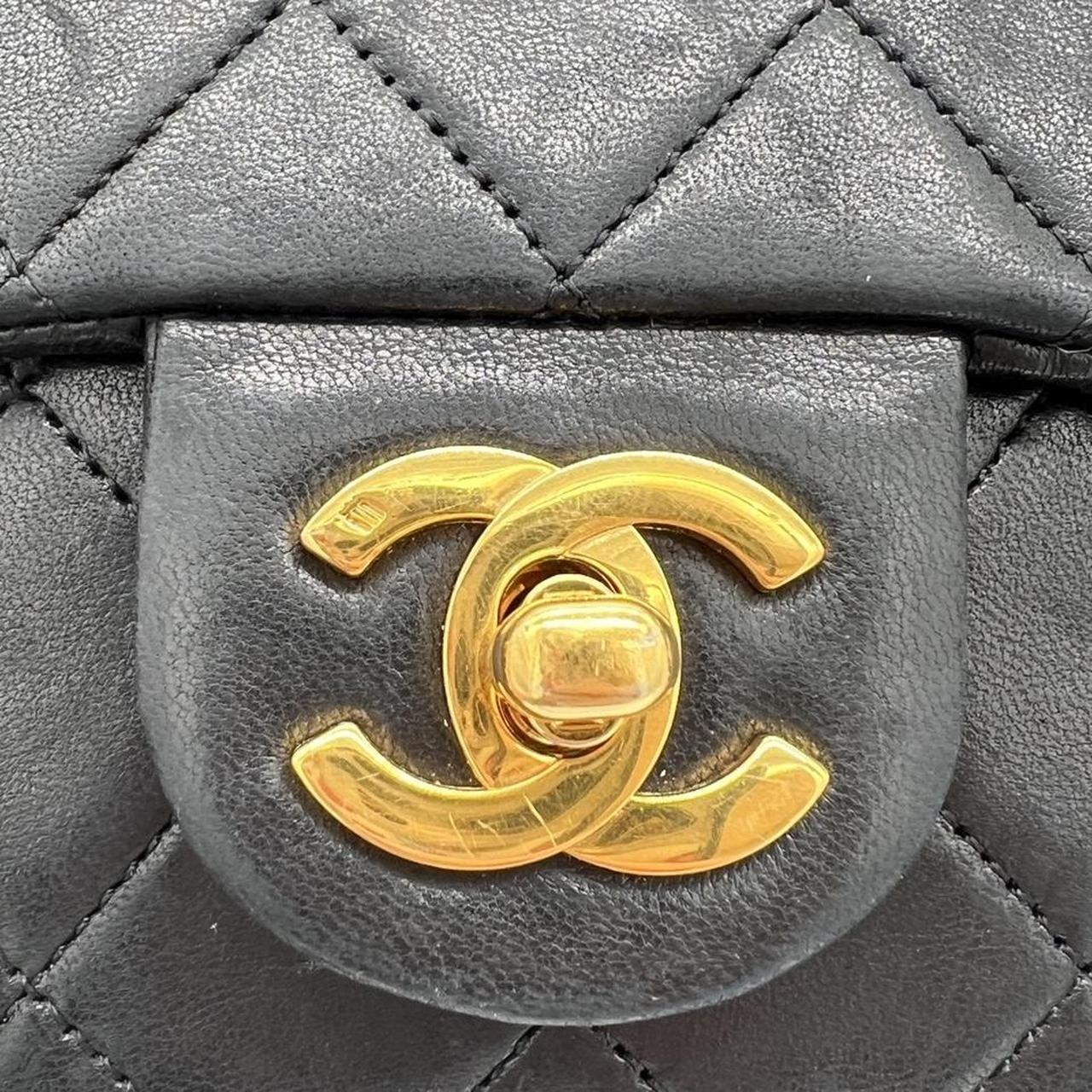 Chanel Black Lambskin Small Classic Flap Crossbody Bag - Outfit Repeater
