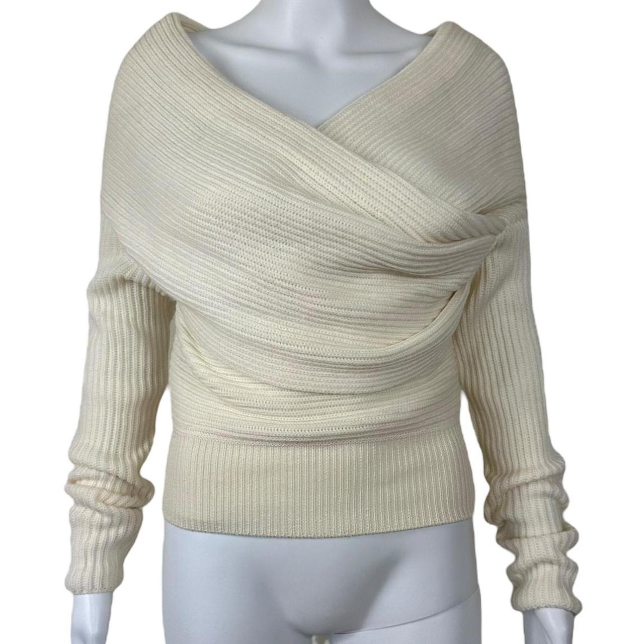 Christian Dior by John Galliano F/W 2004 Ivory Off the Shoulder Sweater - Outfit Repeater