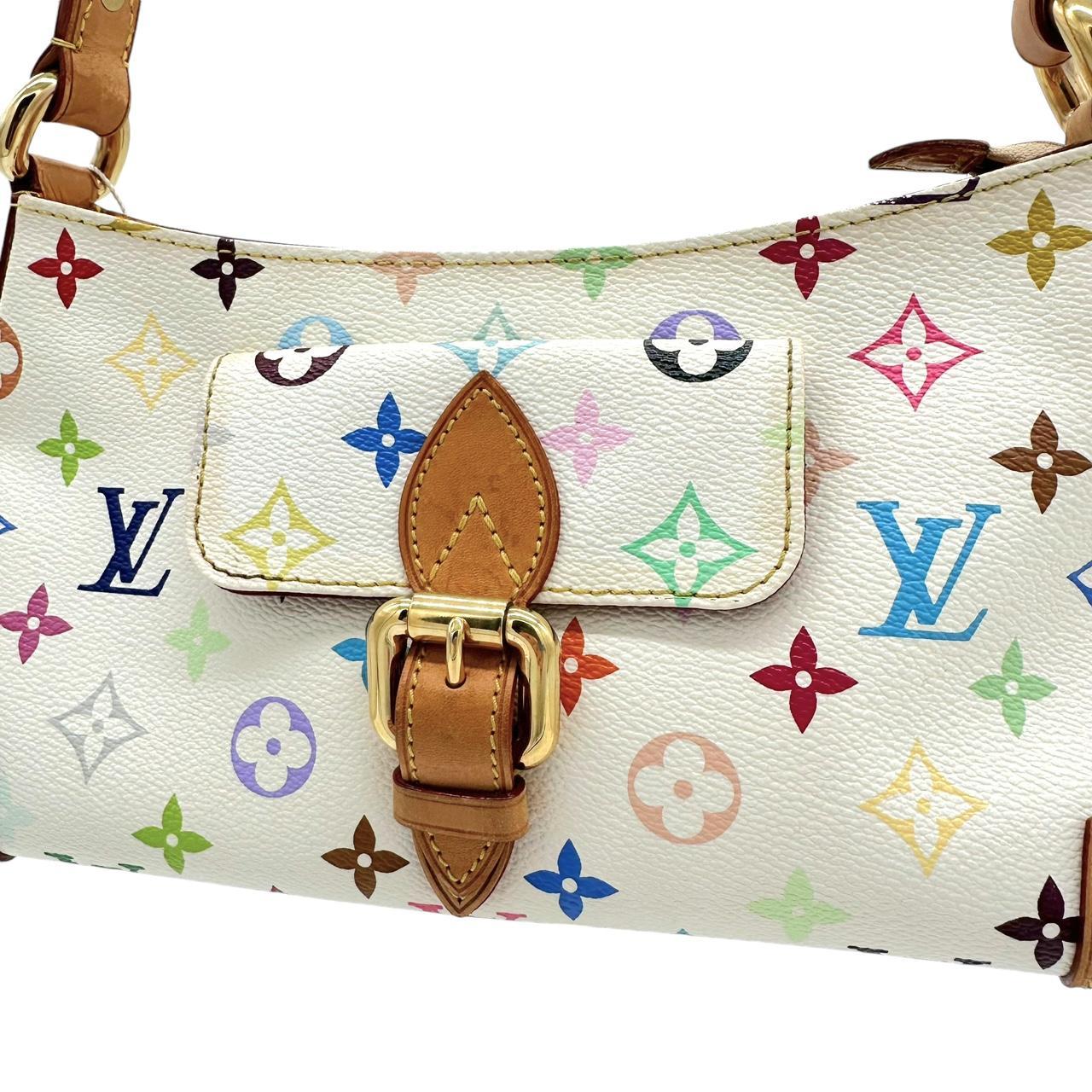 Louis Vuitton White Multicolor Monogram Eliza Shoulder Bag