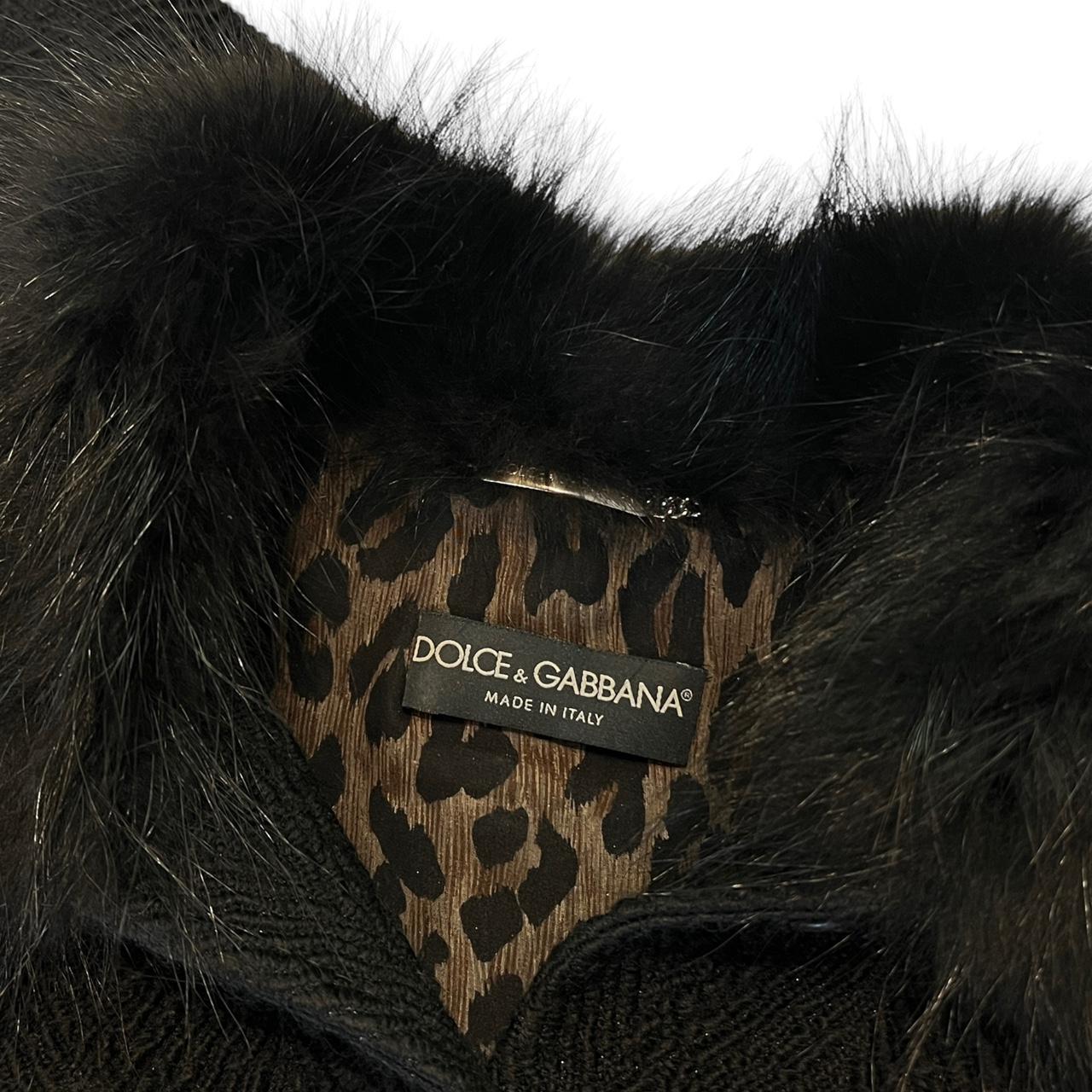 Dolce & Gabbana Black Wool Coat with Real Fur Collar - Outfit Repeater