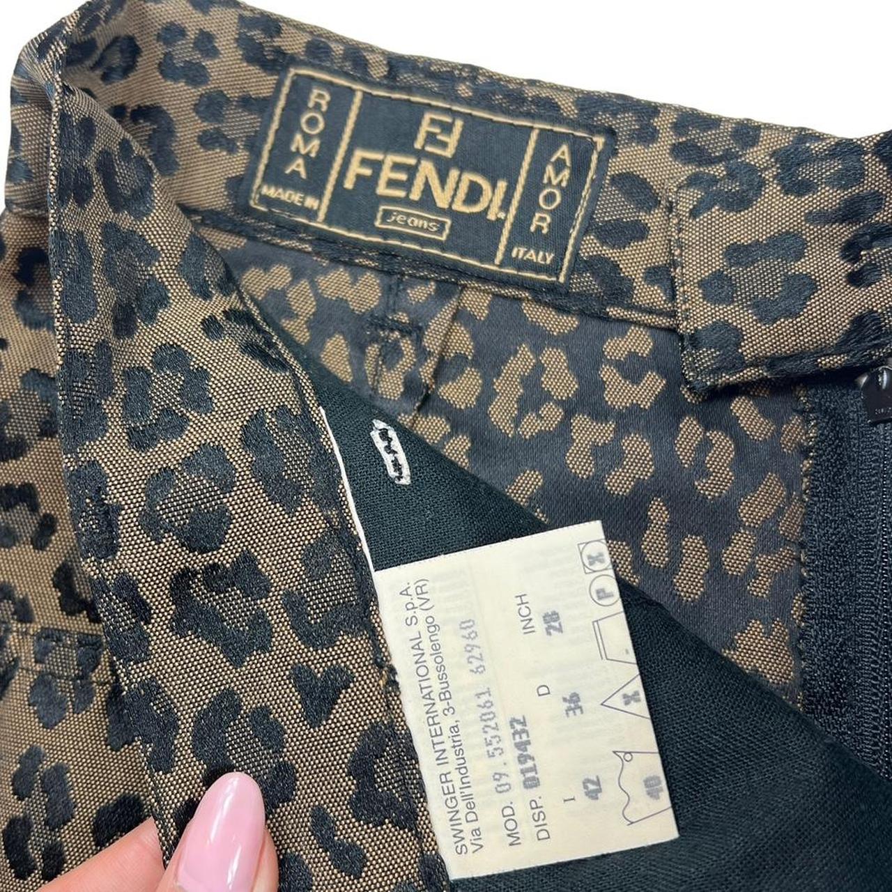 Fendi Leopard Print Midi Skirt with Hidden FF Logos - Outfit Repeater