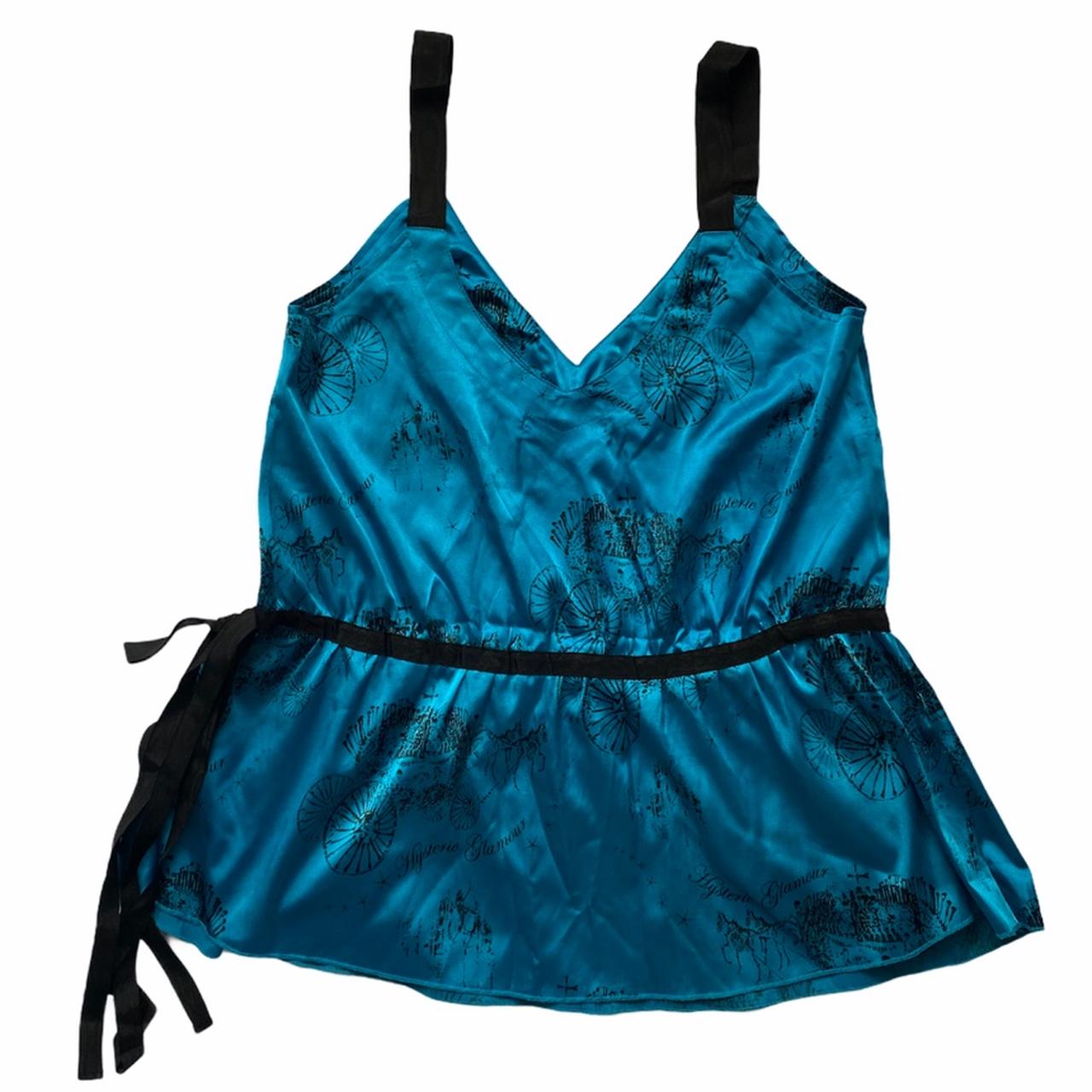 Hysterics by Hysteric Glamour Silk Drop Waist Babydoll Studded Cami Tank - Outfit Repeater