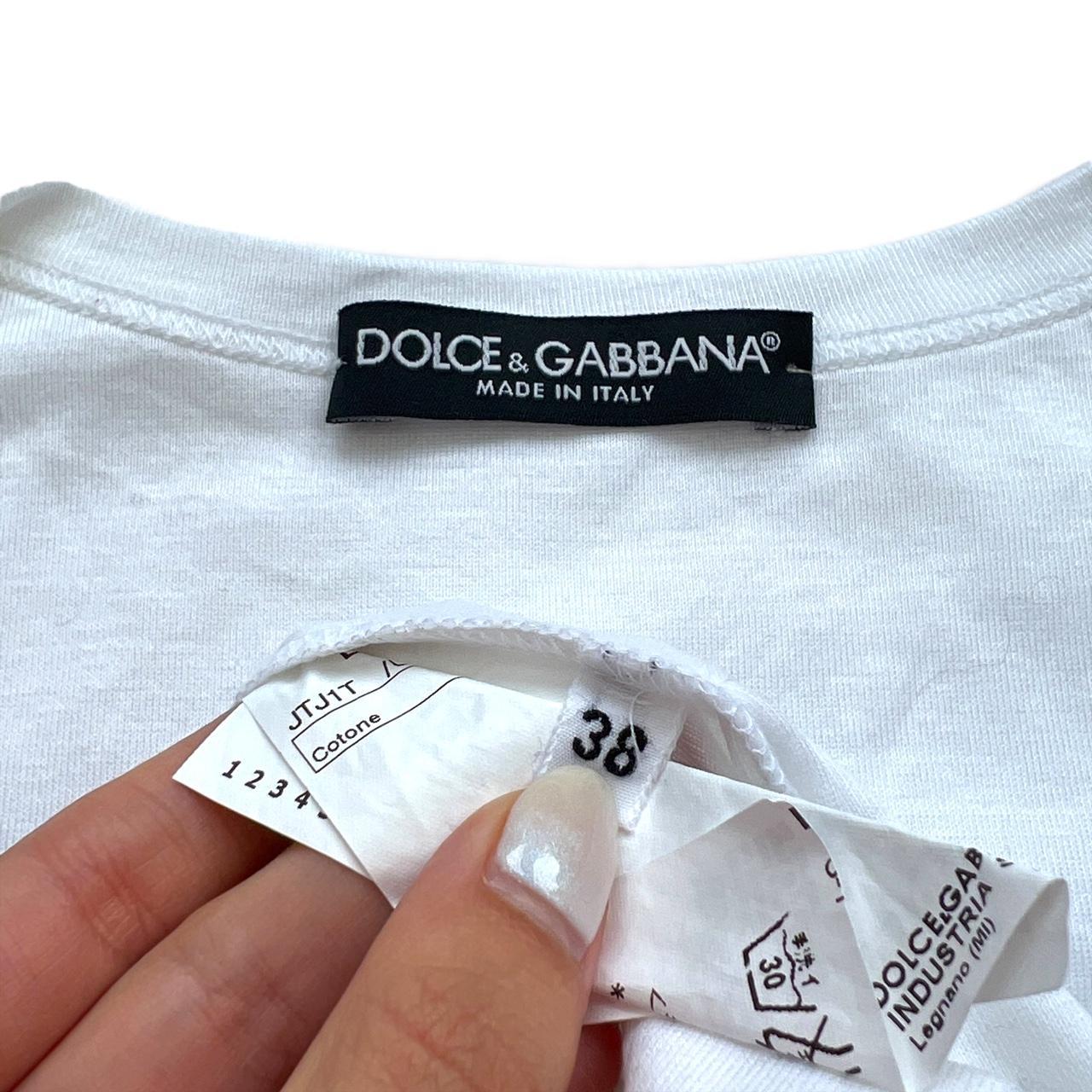 Dolce & Gabbana D&G White Pearl Button Up Tank Top - Outfit Repeater