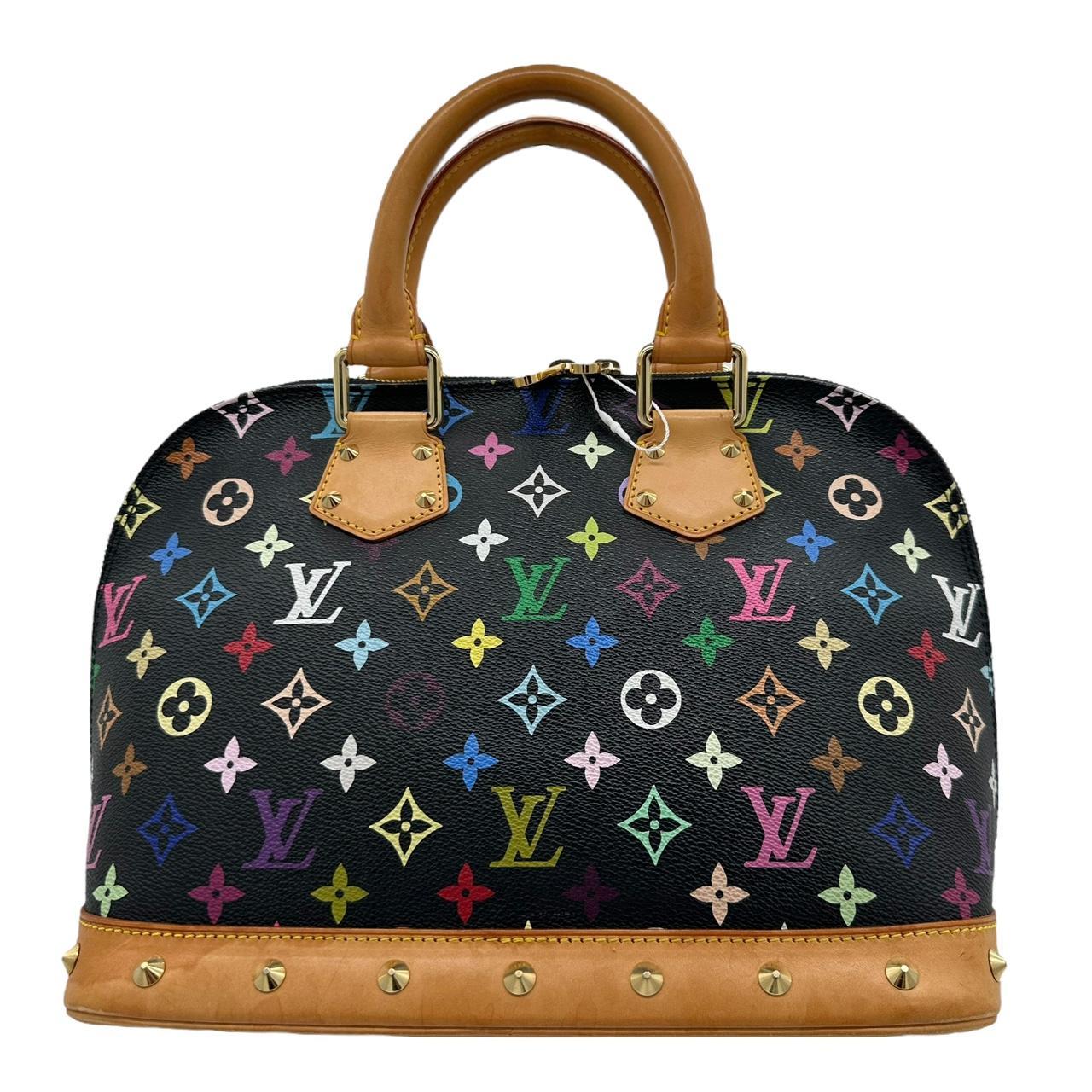 Louis Vuitton Black Multicolor Monogram Alma PM Bag - Outfit Repeater