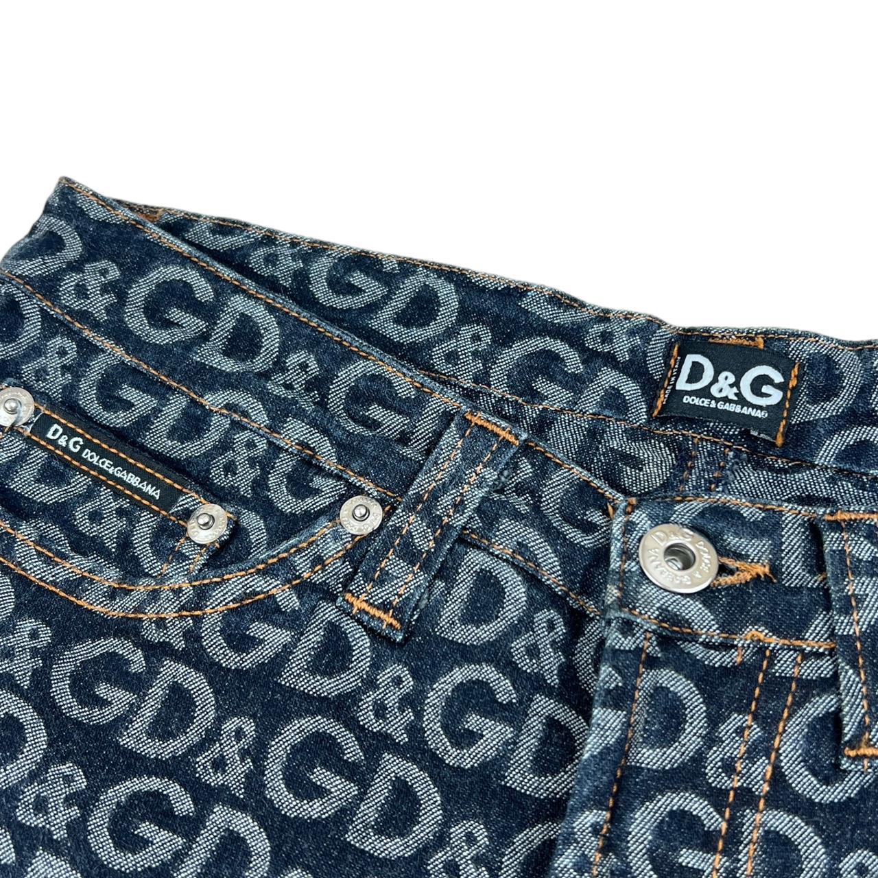 Dolce & Gabbana Logo Printed Denim Capri Pants - Outfit Repeater