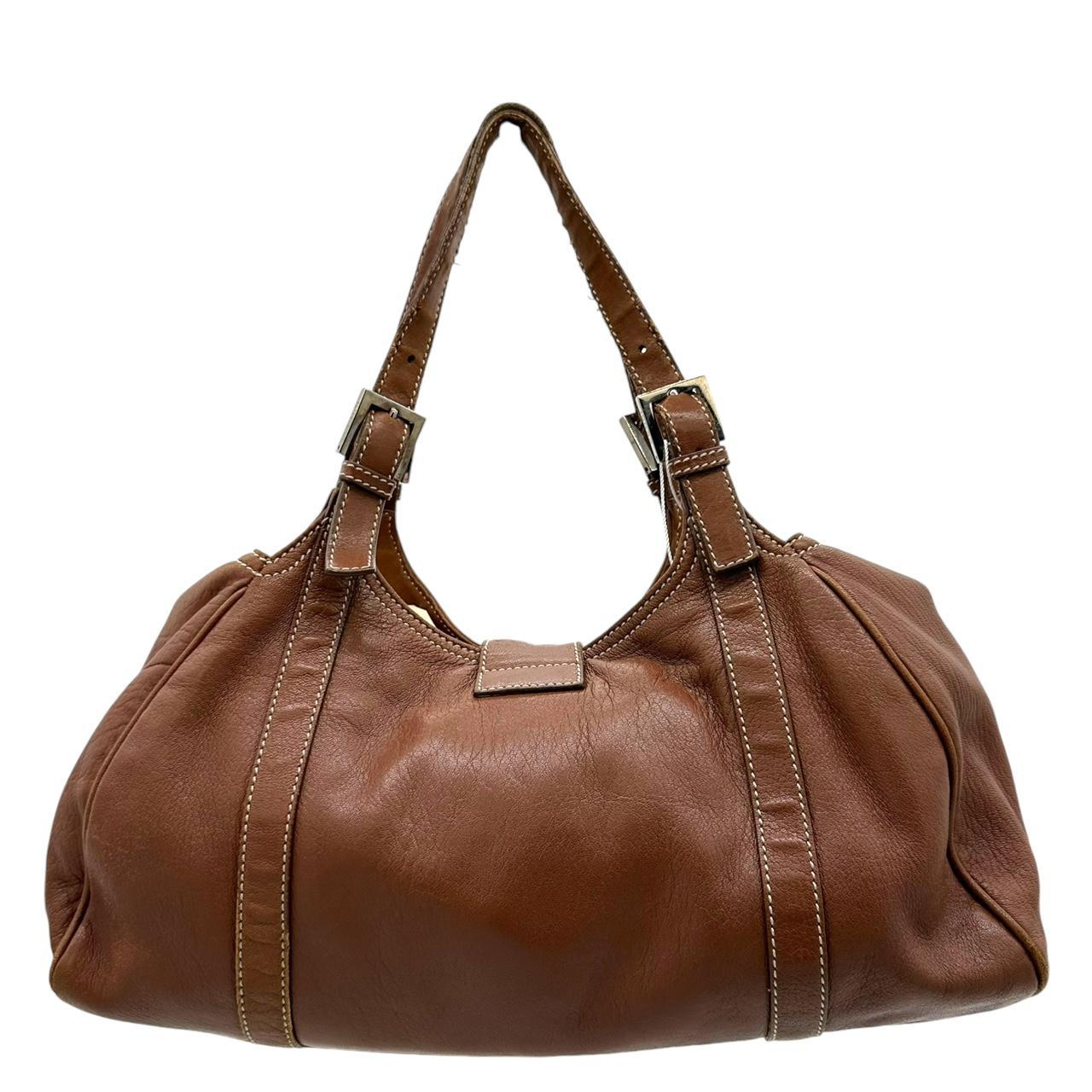 Fendi Tan Leather Shoulder Bag - Outfit Repeater