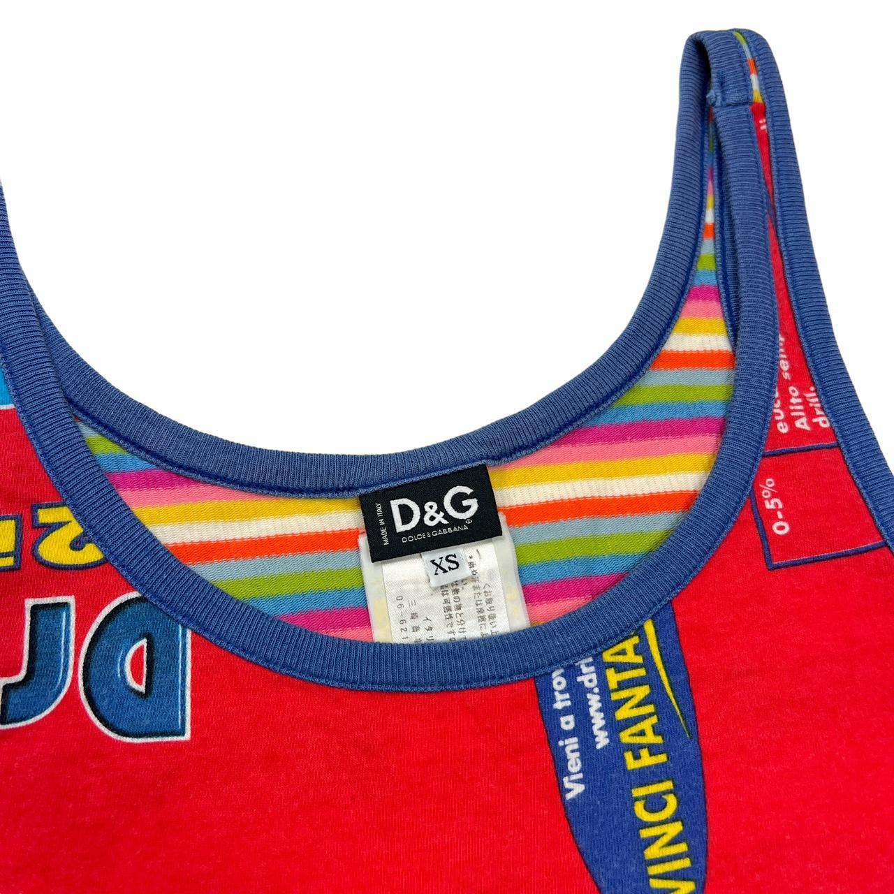 Dolce & Gabbana Printed Graphic Tank Top