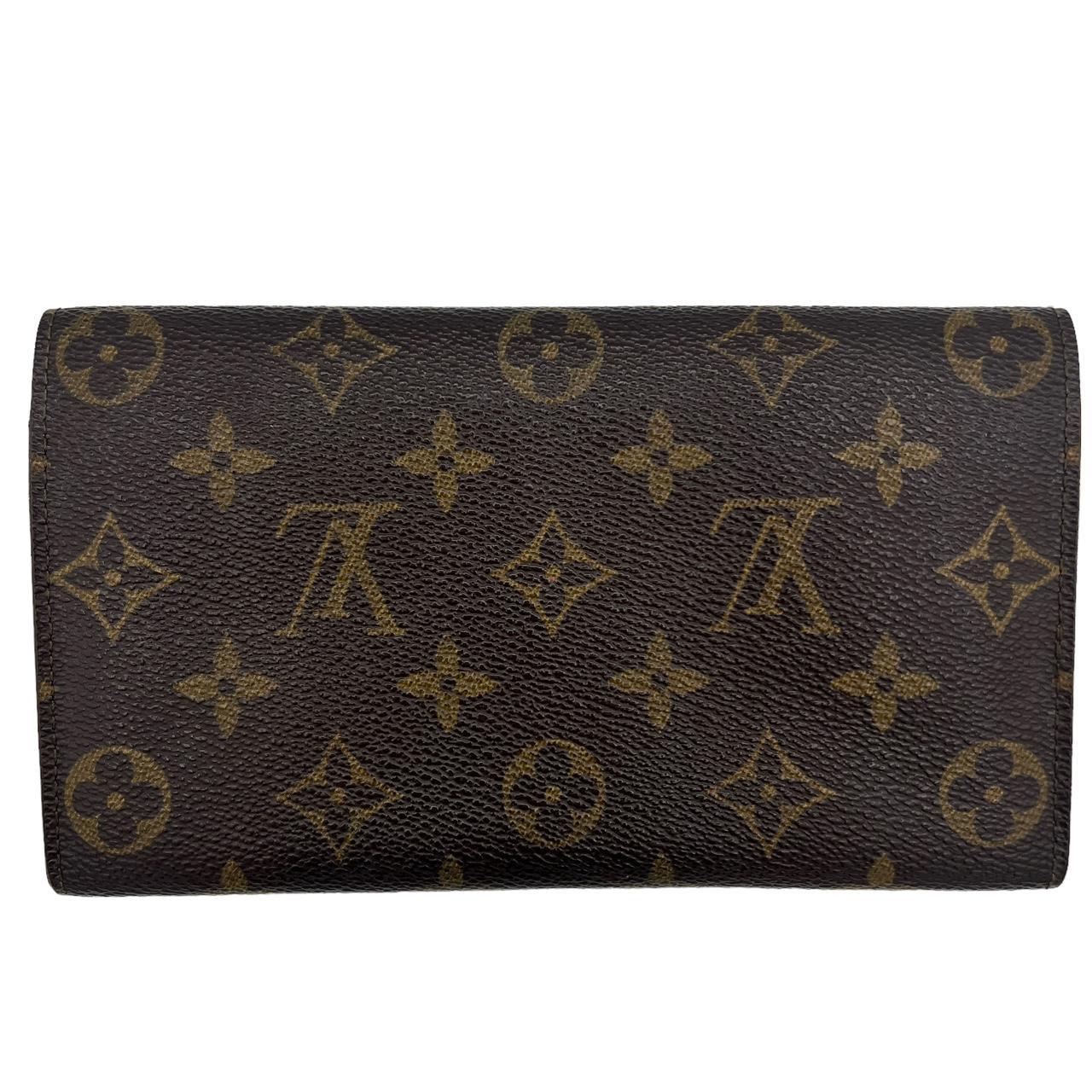 Louis Vuitton Monogram Canvas Sarah Long Wallet