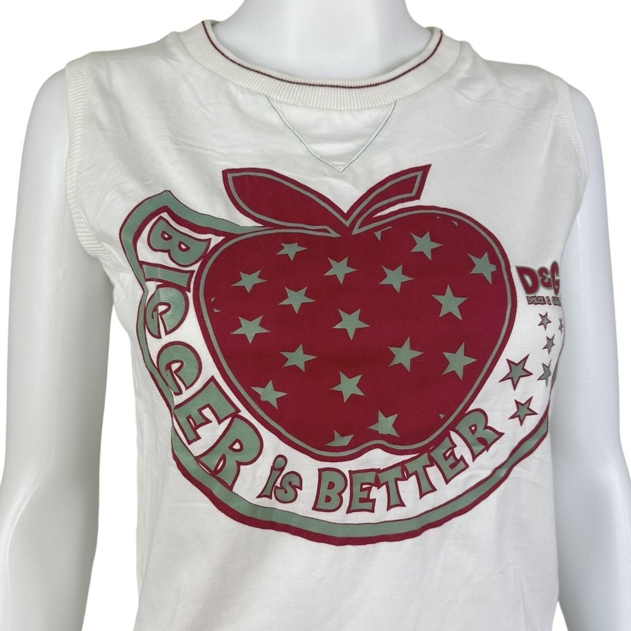 D&G Dolce & Gabbana Bigger is Better Graphic Tank Top - Outfit Repeater