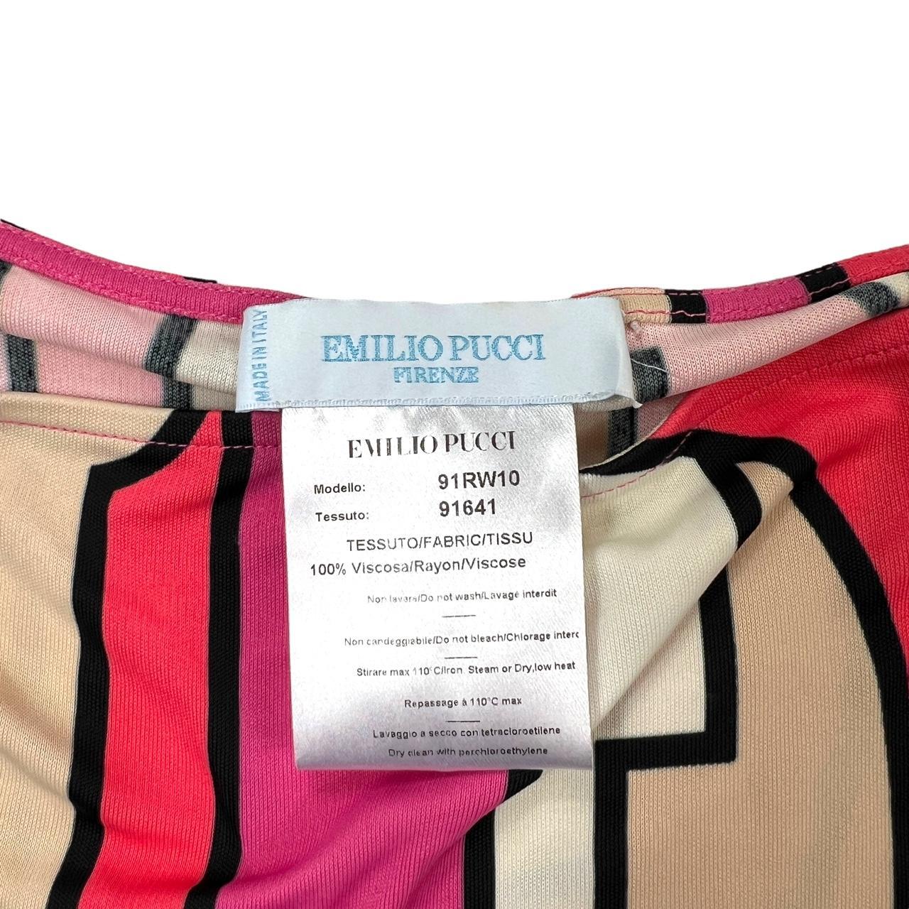 Emilio Pucci Firenze Hot Pink and Beige Patterned Mini Skirt - Outfit Repeater