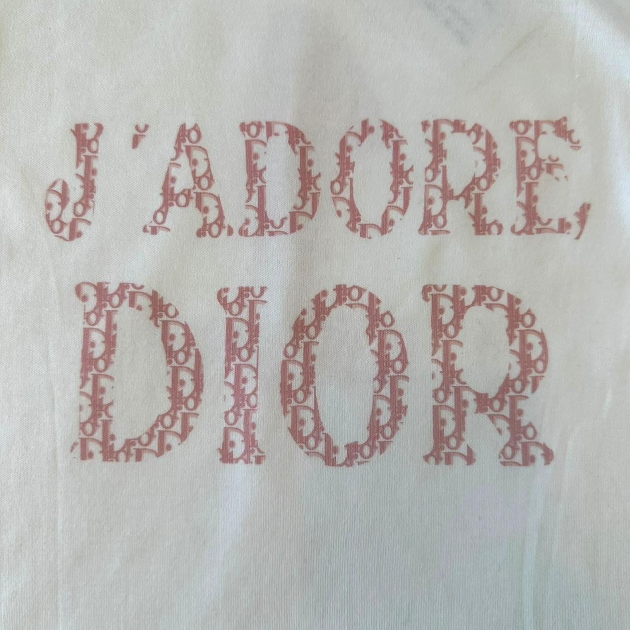 Christian Dior S/S 2004 J'Adore Dior Pink & White Monogram Tank - Outfit Repeater