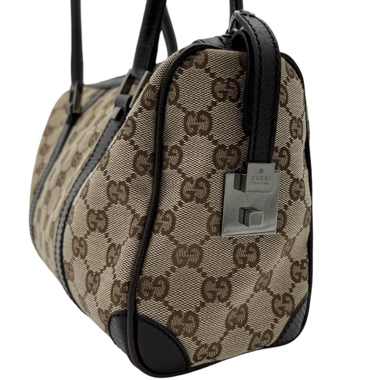 Gucci Monogram Canvas Boston Bag