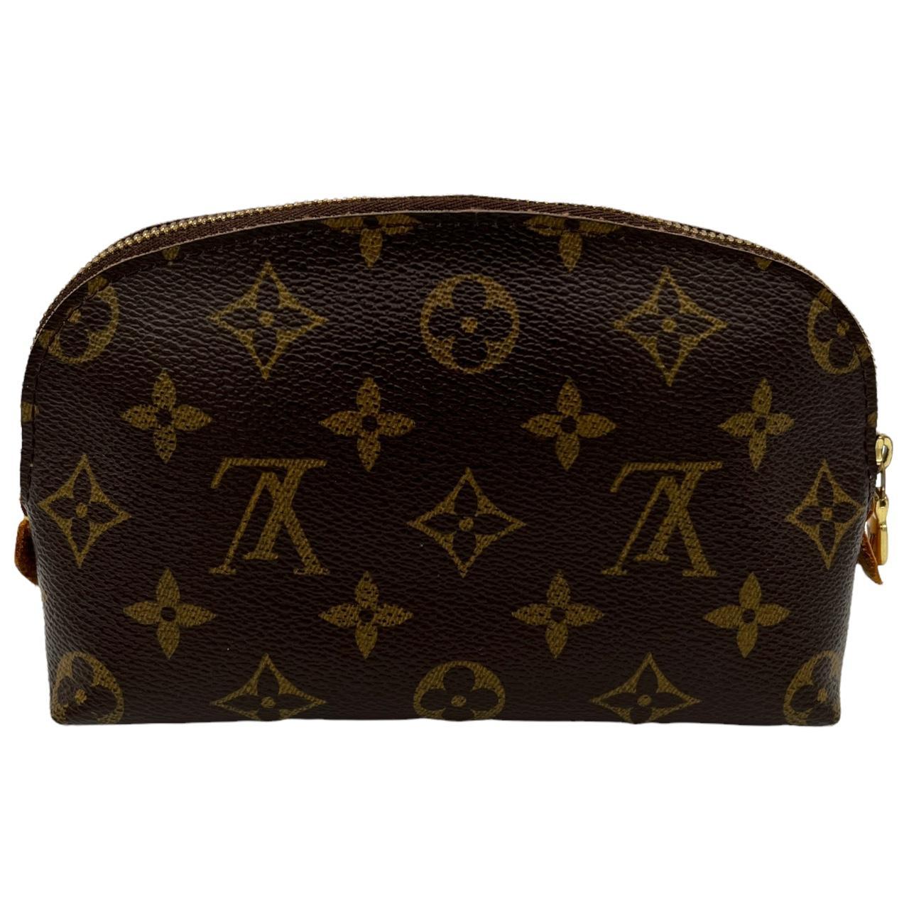 Louis Vuitton Brown Monogram Coated Canvas Cosmetic Pouch - Outfit Repeater