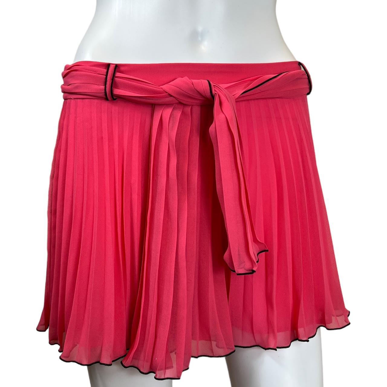 Moschino Boutique Hot Pink Pleated Mini Skirt / Skort - Outfit Repeater