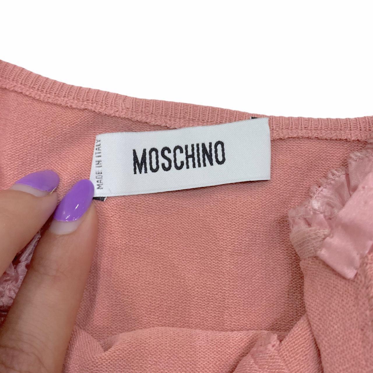 Moschino Pink Knit Cami with Gingham Bow - Outfit Repeater