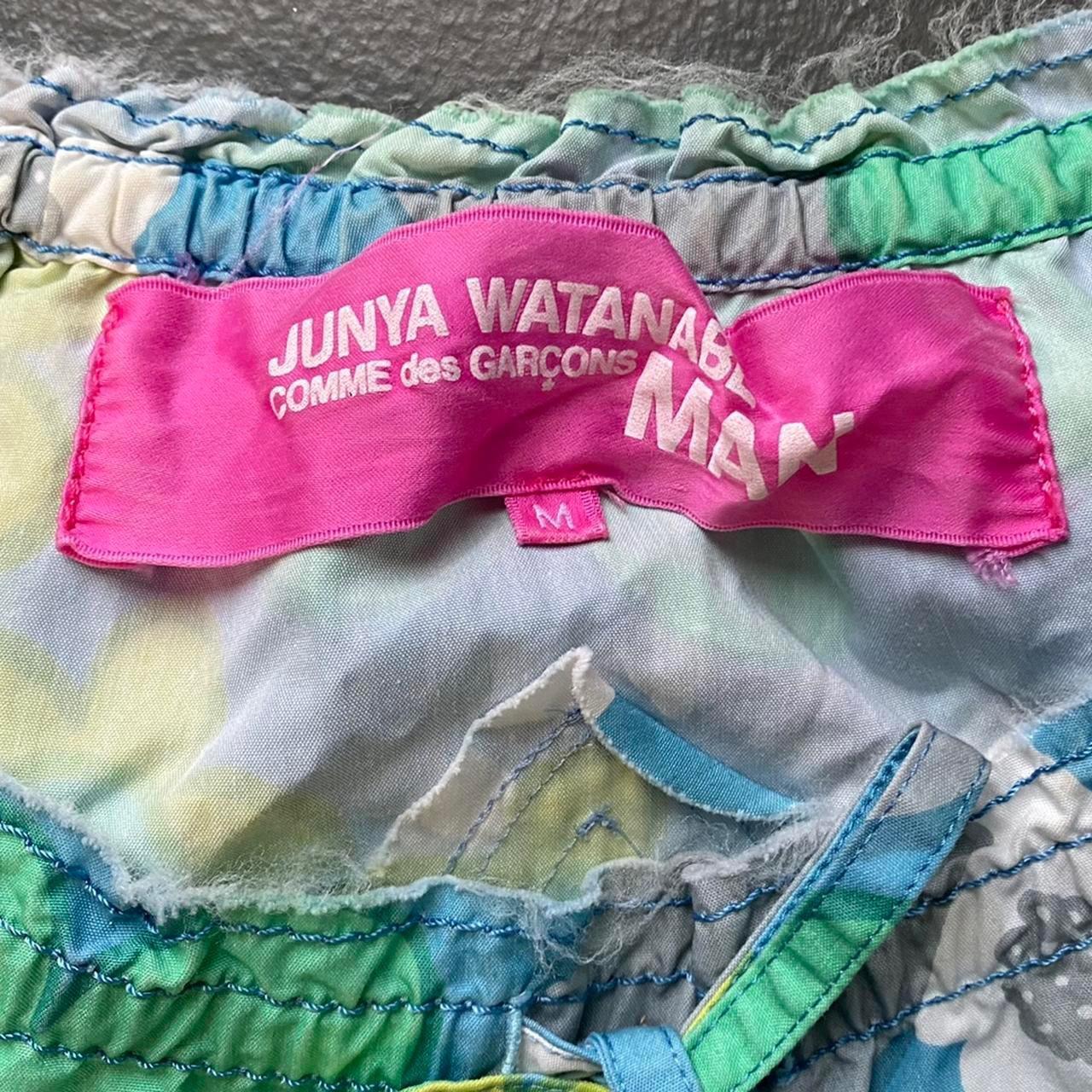 Comme des Garçons Junya Watanabe MAN Floral Printed Tank Style Blouse with Cut and Sew Gothic Style Cross - Outfit Repeater