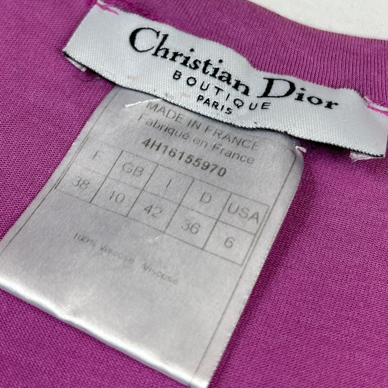 Christian Dior by John Galliano F/W 2004 I Heart Dior Pink Rhinestone Tank Top - Outfit Repeater