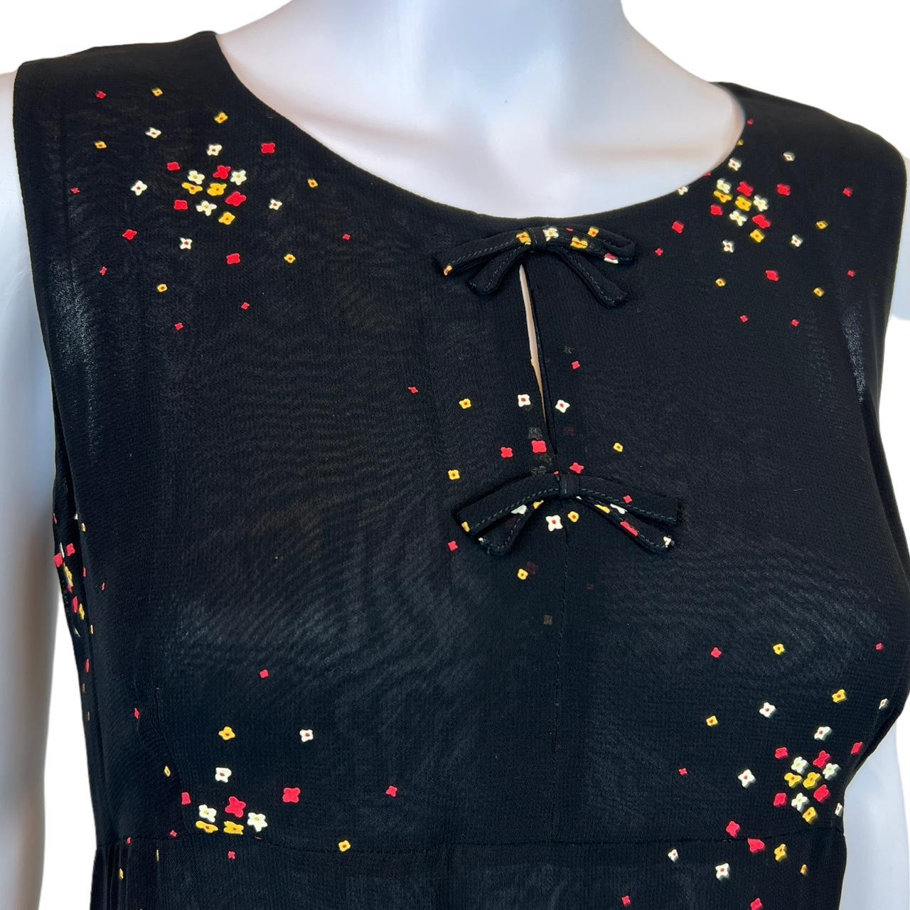 Moschino Cheap & Chic Black Floral Print Maxi Dress