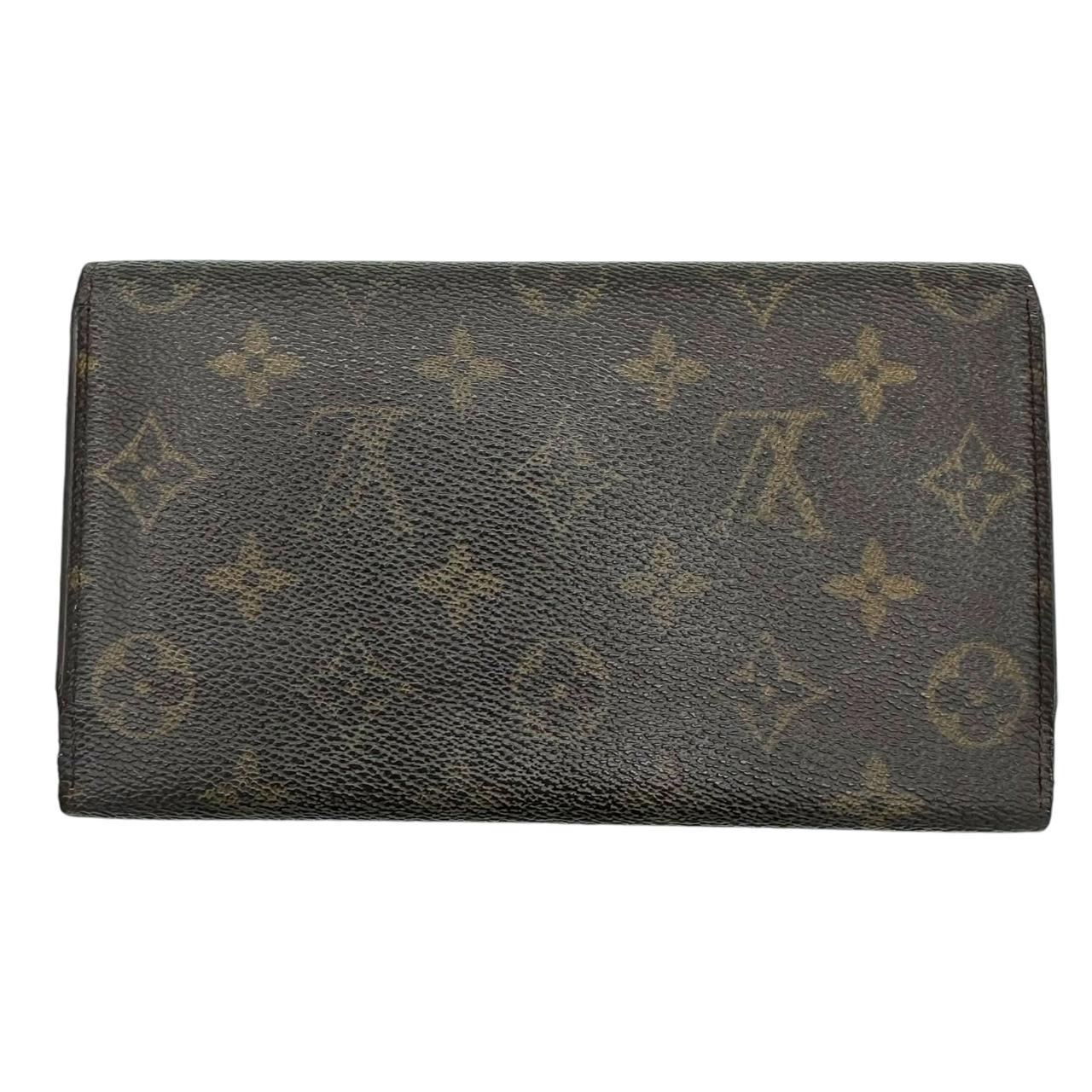 Louis Vuitton Brown Monogram Sarah Long Wallet