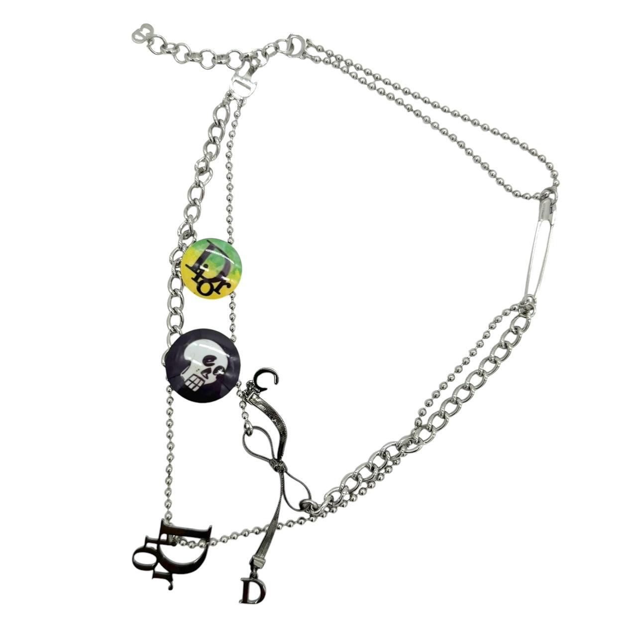 Christian Dior Silver Victim Multi-Chain Necklace - Outfit Repeater