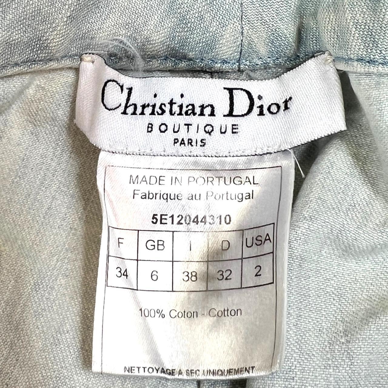 Christian Dior By John Galliano Summer 2005 Light Wash Low Rise Flare Jeans - Outfit Repeater