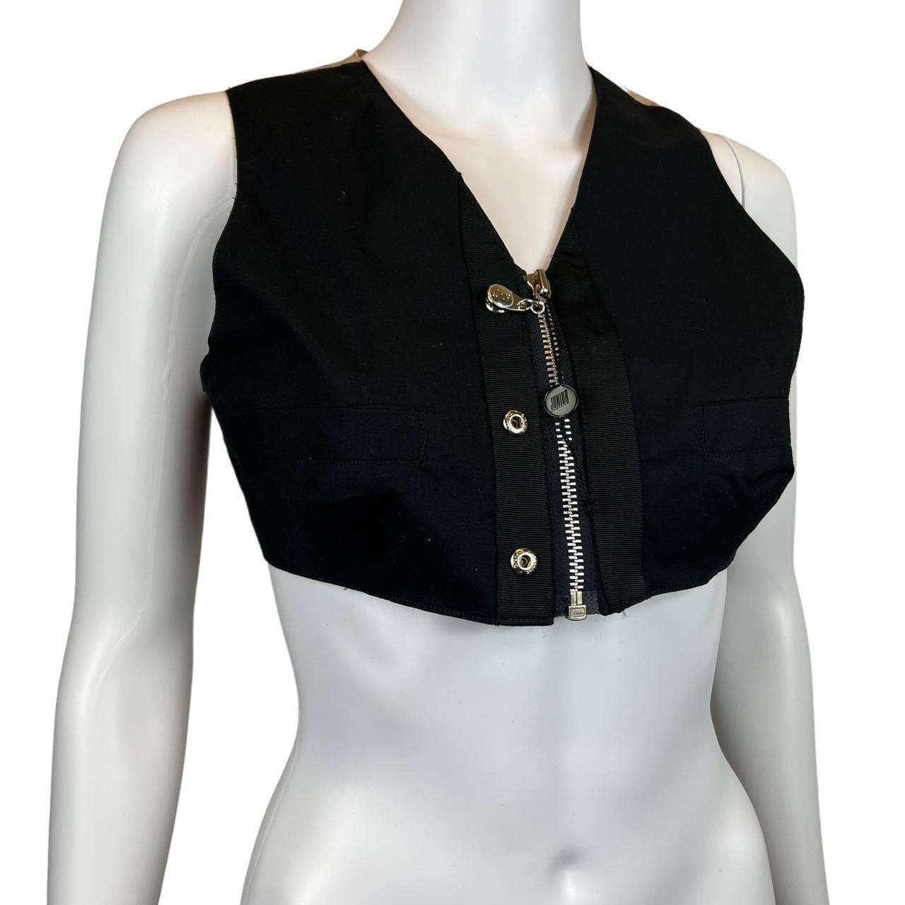 Junior Gaultier By Jean-Paul Gaultier Ultra Cropped Vest Top