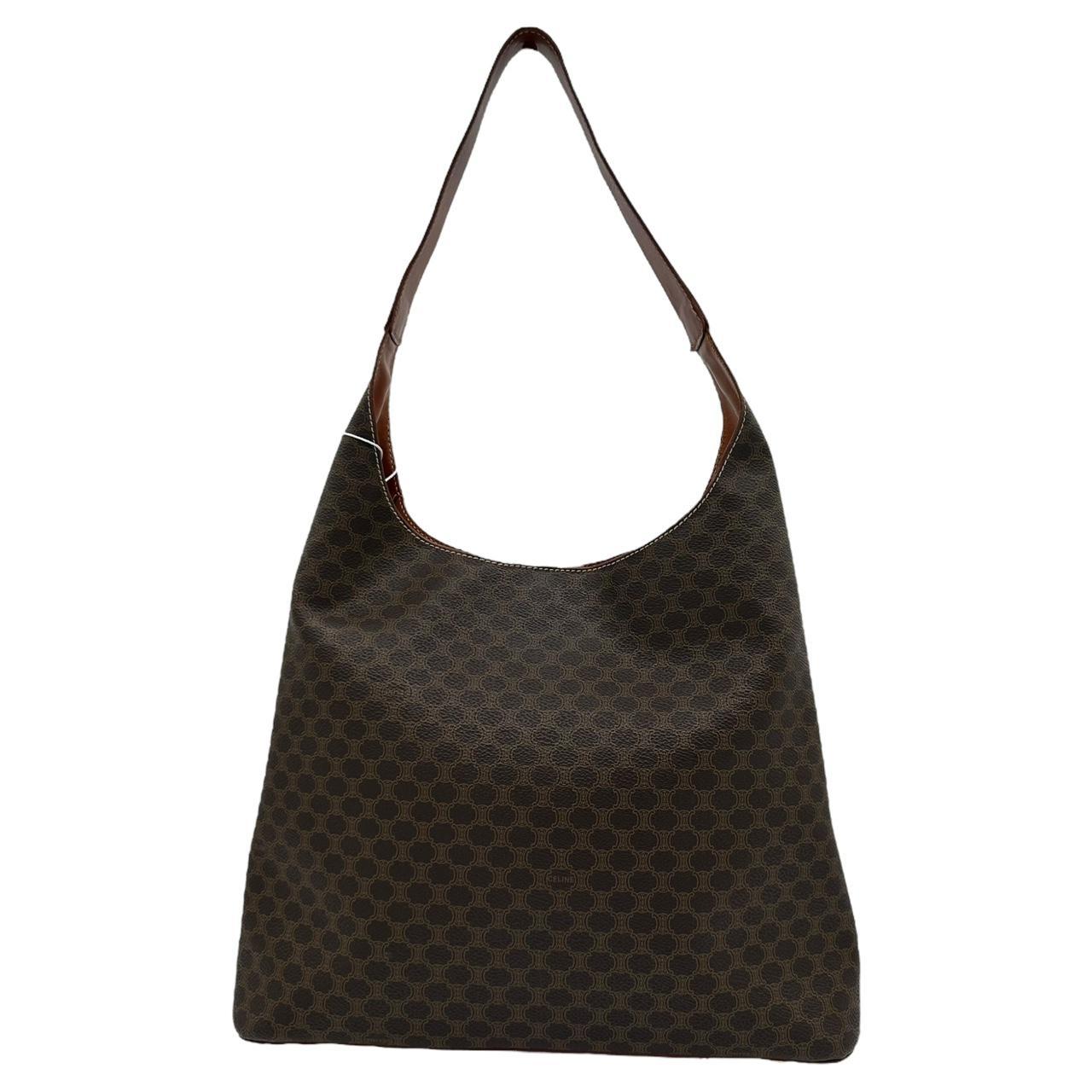 Celine Triomphe Monogram Hobo Shoulder Bag - Outfit Repeater