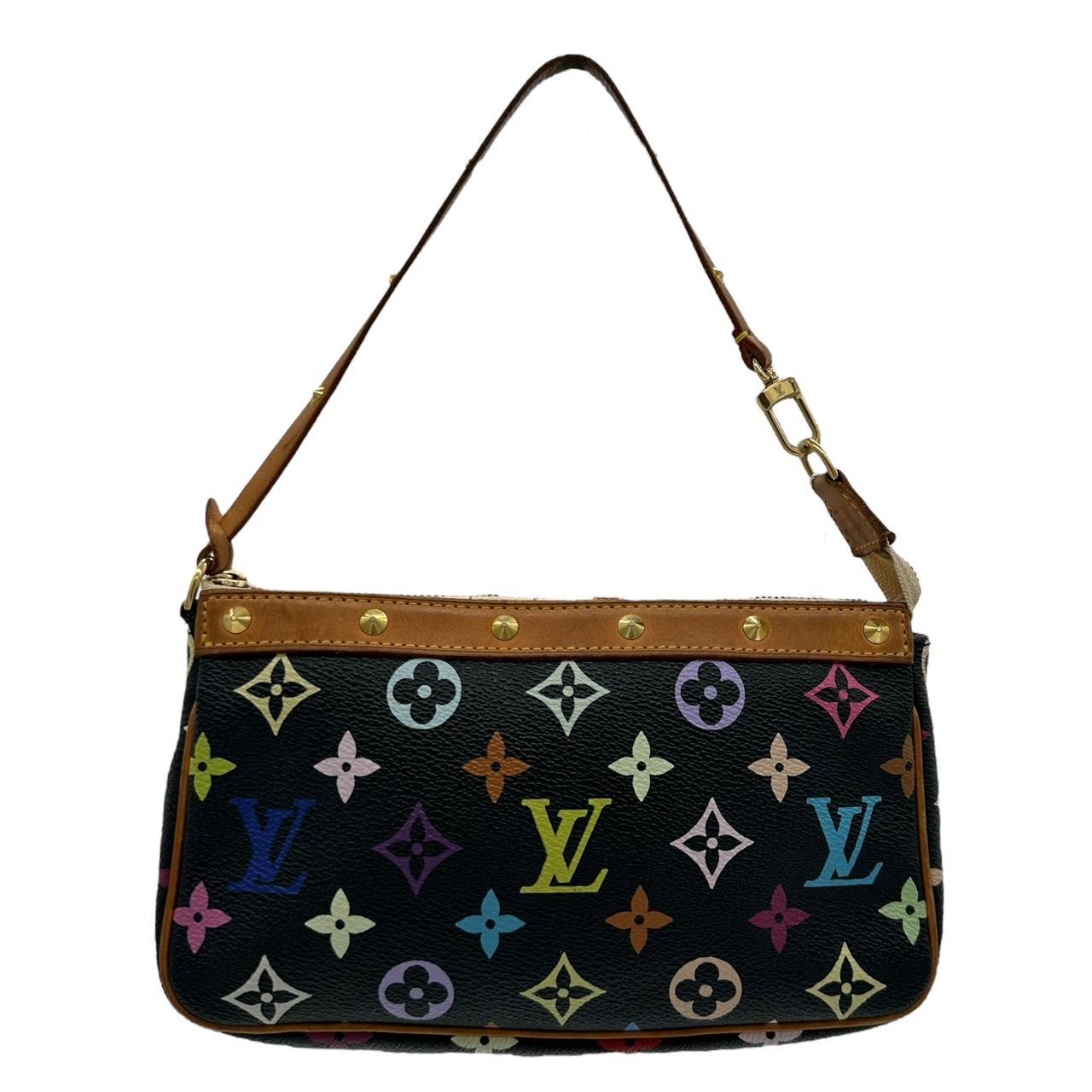 Louis Vuitton Black Multicolor Monogram Pochette Shoulder Bag - Outfit Repeater