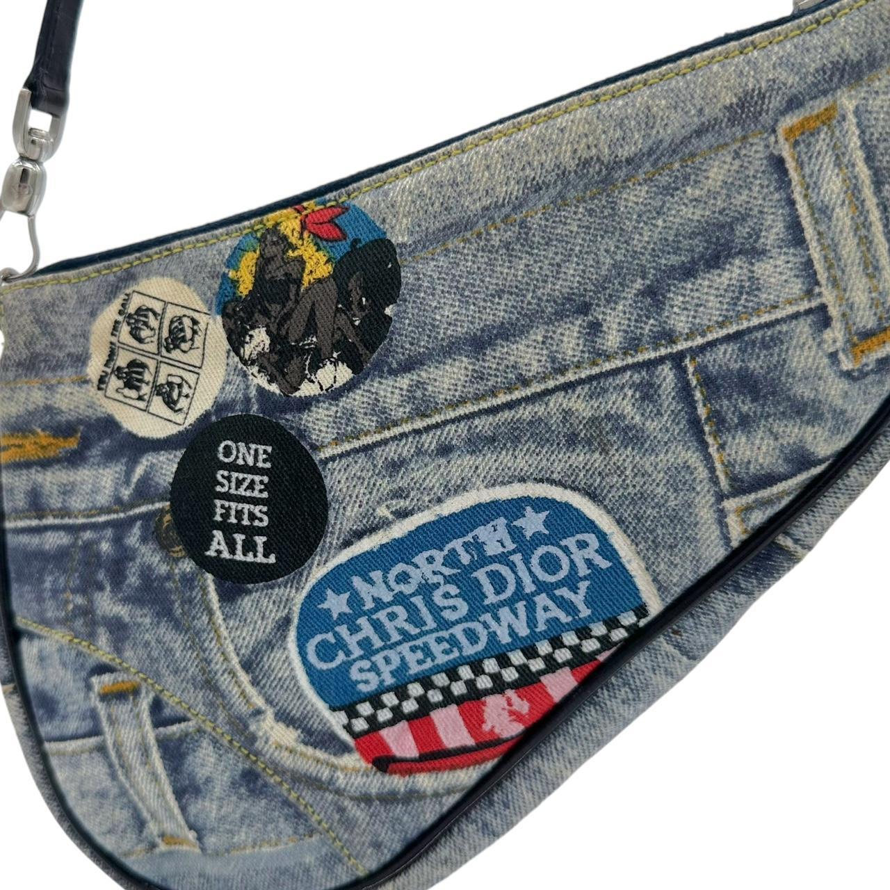 Christian Dior Speedway Patchwork Denim Mini Saddle Shoulder Bag - Outfit Repeater