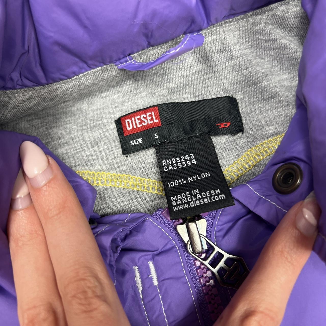 Diesel Industry Purple Nylon Vest