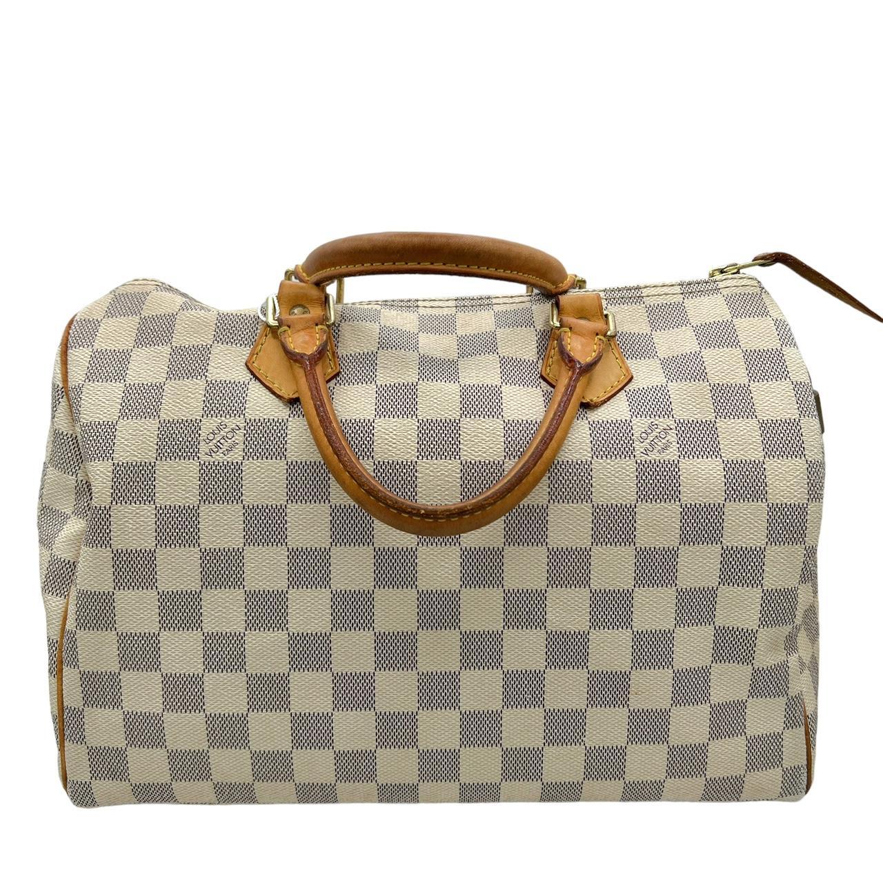 Louis Vuitton Damier Azur Speedy 30 Bag - Outfit Repeater