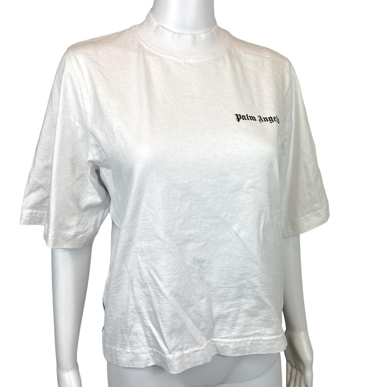 Palm Angels White Oversized Logo T-Shirt - Outfit Repeater