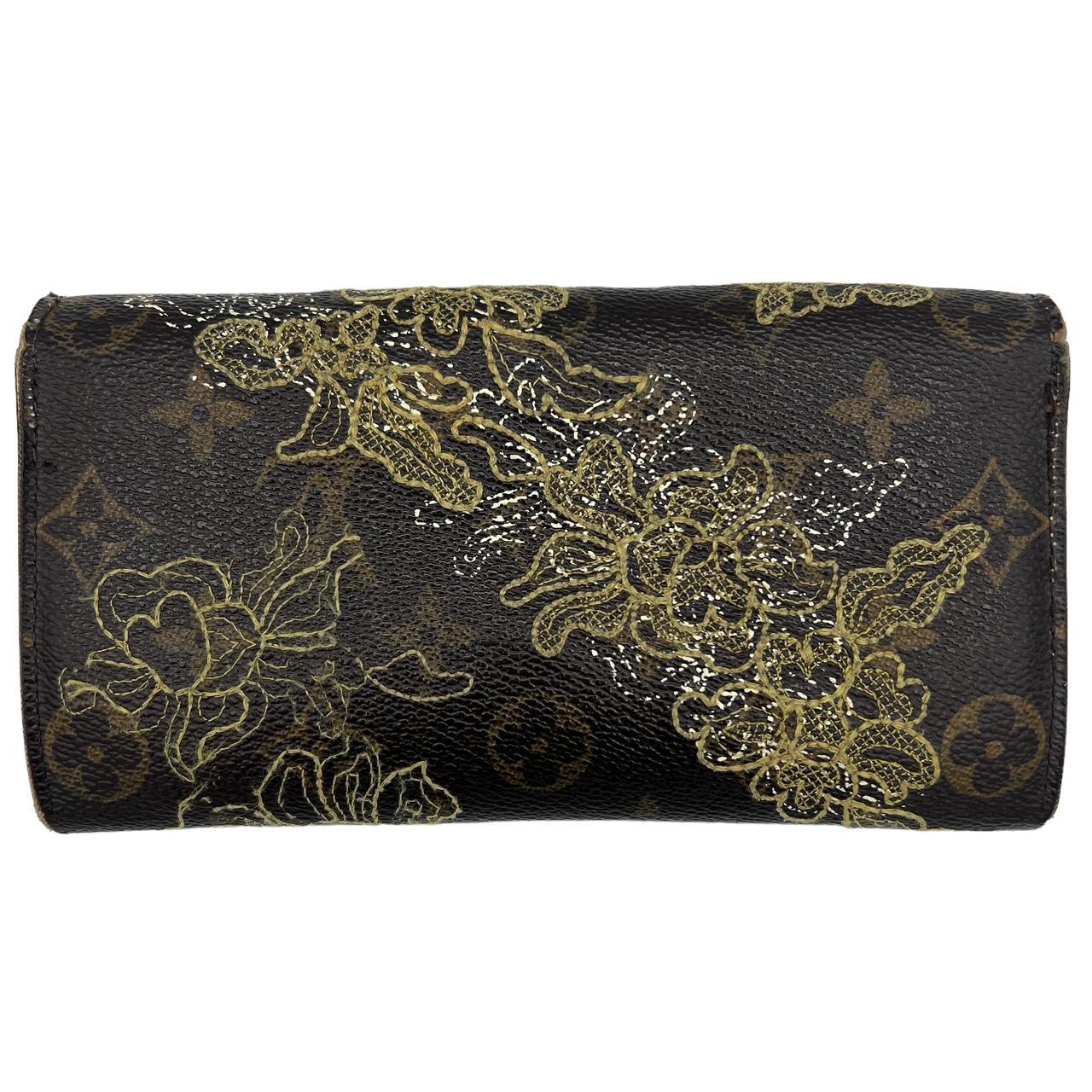 Louis Vuitton Dentelle Monogram Sarah Long Wallet